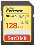 SanDisk Extreme SDXC UHS Class 3 V30 90MB/s 128GB