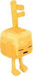 Jinx Minecraft Dungeons Mini Crafter Gold Sleeping Key Golem 18 см