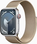Apple Watch Series 9 LTE 45 мм (алюминиевый корпус, миланский)