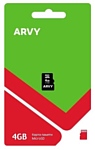 Arvy microSDHC Class 4 4GB