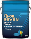 S-OIL SEVEN GEAR HD 75W-90 20л