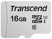 Transcend microSDHC 300S 16GB + адаптер