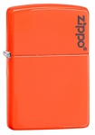 Zippo Neon Orange Zippo Logo (28888ZL-000003)