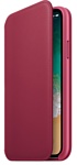 Apple Leather Folio для iPhone X Berry Apple Leather Folio для iPhone X Berry