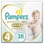 Pampers Premium Care Pants Maxi 9-15 кг, (38 шт)