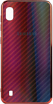 EXPERTS Aurora Glass для Samsung Galaxy A10 с LOGO (красно-синий)