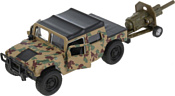 Технопарк Hummer H1 с пушкой SB-18-09-H1+CANNON-WB