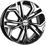 Carwel Иткуль 7.5x18/5x114.3 D60.1 ET45 Черный с полировкой