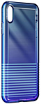Baseus Colorful Airbag Protection для iPhone XS (черный/синий)