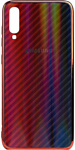 EXPERTS Aurora Glass для Samsung Galaxy A70 с LOGO (красно-синий)