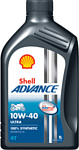 Shell Advance 4T Ultra 10W-40 1л