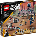 LEGO Star Wars 75372 Боевой набор Клон-солдат и боевой дроид