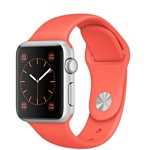 Apple Watch Sport 38mm Silver with Apricot Sport Band (MMF12)
