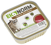 Ekonorm (0.1 кг) 1 шт. Паштет с говядиной и печенью