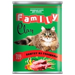 CLAN (0.415 кг) 1 шт. Family Паштет из говядины для кошек