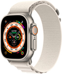 Apple Watch Ultra LTE 49 мм (титановый корпус, текстильный ремешок размера M)