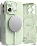 Ringke Silicone Magnetic Magsafe для Apple iPhone 16 Pro Max Soft Mint