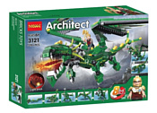 Decool Architect 3121 Зеленый дракон 8 в 1