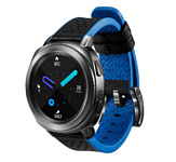 Samsung Braloba Hybrid для Galaxy Watch 42mm/Gear Sport (черный/синий)