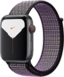 Apple Watch Series 5 44mm GPS + Cellular Aluminum Case with Nike Sport Loop
