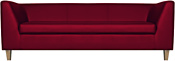 Brioli Дедрик М трехместный (экокожа, L16 вишневый/светлые ножки)