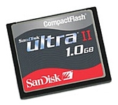 Sandisk 1GB CompactFlash Ultra II