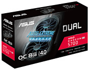 ASUS Dual Radeon RX 5700 1515 MHz PCI-E 4.0 8192MB 14000MHz 256 bit HDMI 3xDisplayPort HDCP EVO OC