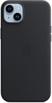 Apple MagSafe Leather Case для iPhone 14 Plus (темная ночь)