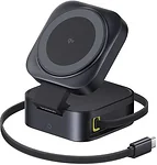 Baseus PicoGo Series 2-in-1 Magnetic Wireless Charger Qi2 67W P10276800123-00 (черный)