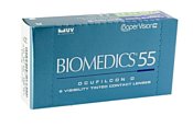 CooperVision Biomedics 55 (от -0.5 до -6.0) 8.9mm CooperVision Biomedics 55 (от -0.5 до -6.0) 8.9mm