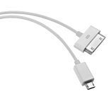 Apple Dock Connector 30 pin - micro-USB 2.0 тип A 1 м