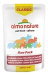 Almo Nature Classic Raw Pack Adult Cat Chicken fillet and tune fillet (0.055 кг) 1 шт.