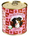 Ем Без Проблем Зооменю для собак Говядина с овощами (0.75 кг) 1 шт.