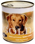 Nero Gold Консервы для собак. Кролик и оленина (0.81 кг) 1 шт.