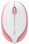 Visenta ISpoon Wireless Mouse White-Pink USB