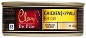 CLAN De File Курица для кошек (0.1 кг) 96 шт.
