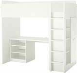 Ikea Стува/Фолья 207x99 (кровать-чердак, белый) (191.806.14)