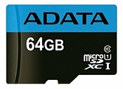 ADATA Premier microSDXC Class 10 UHS-I U1 R/W : 85/25MB/s 64GB + SD adapter