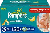Pampers Active Baby 3 2x Economy 150шт