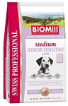 Biomill Swiss Professional Medium Junior Sensitive Lamb (12 кг)