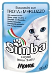 Simba Пауч для кошек Форель с треской (0.1 кг) 24 шт.