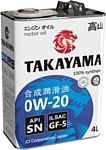 Takayama 0W-20 API SN 4л