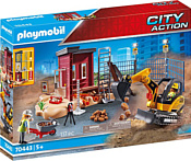 Playmobil PM70443 Мини-экскаватор со строительной секцией