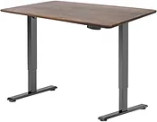 ErgoSmart Electric Desk Light 1200х600х27 мм (прямой край, дуб мореный/черный)