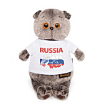 Basik&Ko В футболке с принтом «Россия» Ks25-099