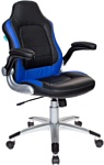 Бюрократ VIKING-1/BL+BLUE (черный/синий) Бюрократ VIKING-1/BL+BLUE (черный/синий)