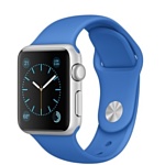Apple Watch Sport 38mm Silver with Royal Blue Band (MMF22)