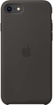 Apple Silicone Case для iPhone SE (черный)
