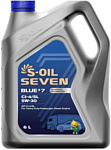 S-OIL 7 Blue #7 CI-4/SL 5W-30 6л