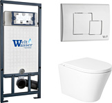 Saniteco KW-9005W в комплекте с инсталляцией + Marberg 507 SE GL-WT + Marberg 507 Saniteco KW-9005W в комплекте с инсталляцией + Marberg 507 SE GL-WT + Marberg 507